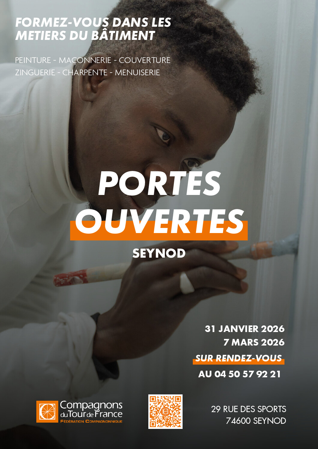 PORTES OUVERTES sur rendez-vous – samedi 31 janvier 2026