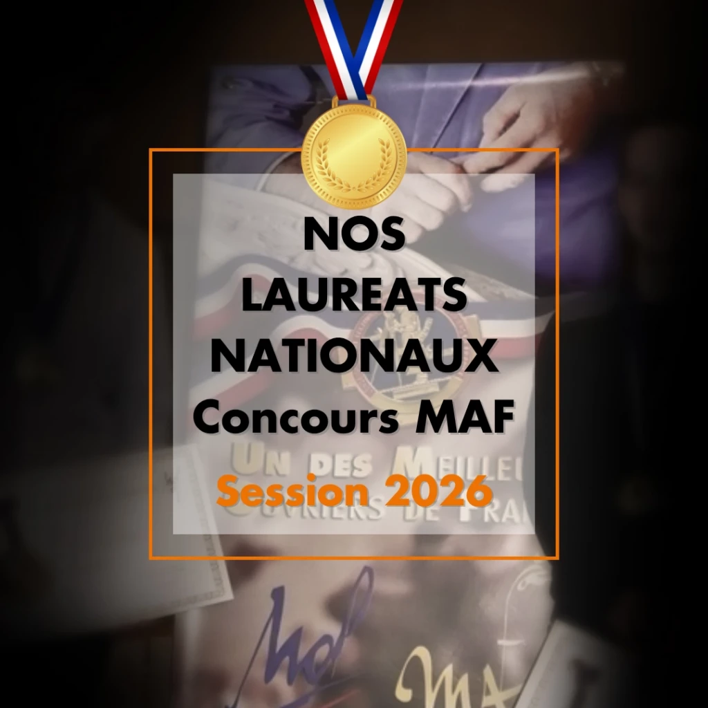 Nos lauréats nationaux – Concours Meilleurs Apprentis de France